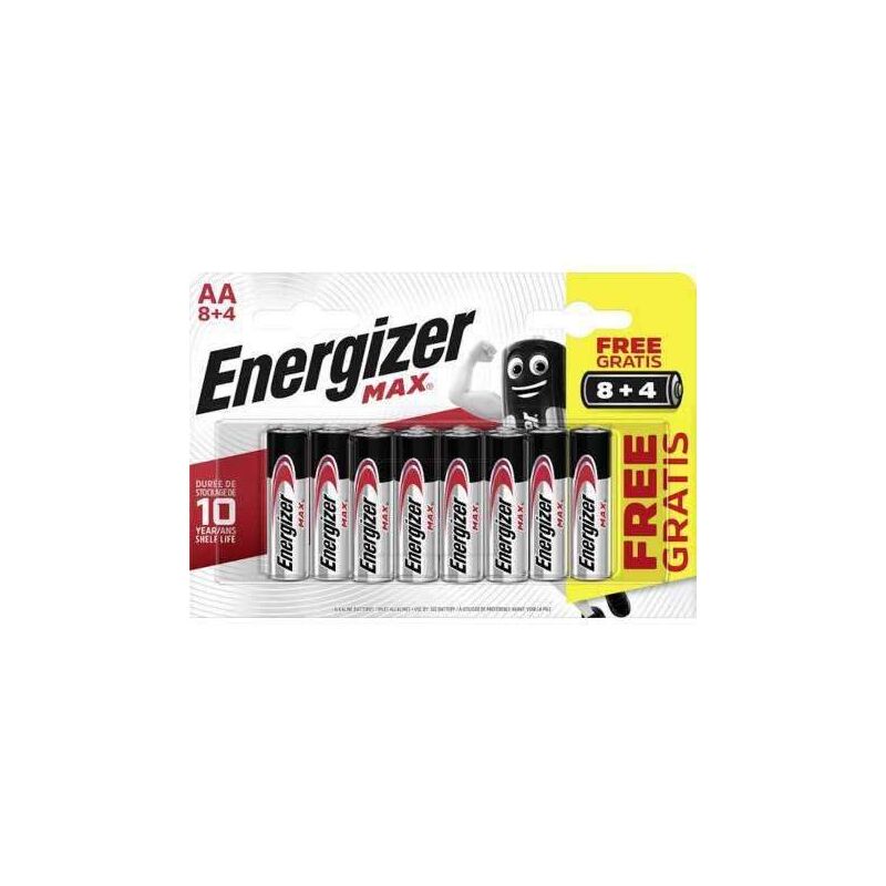 Pile 9v Energizer 6LR61 9 volts lot de 4 / 6 / 12 piles MN1604