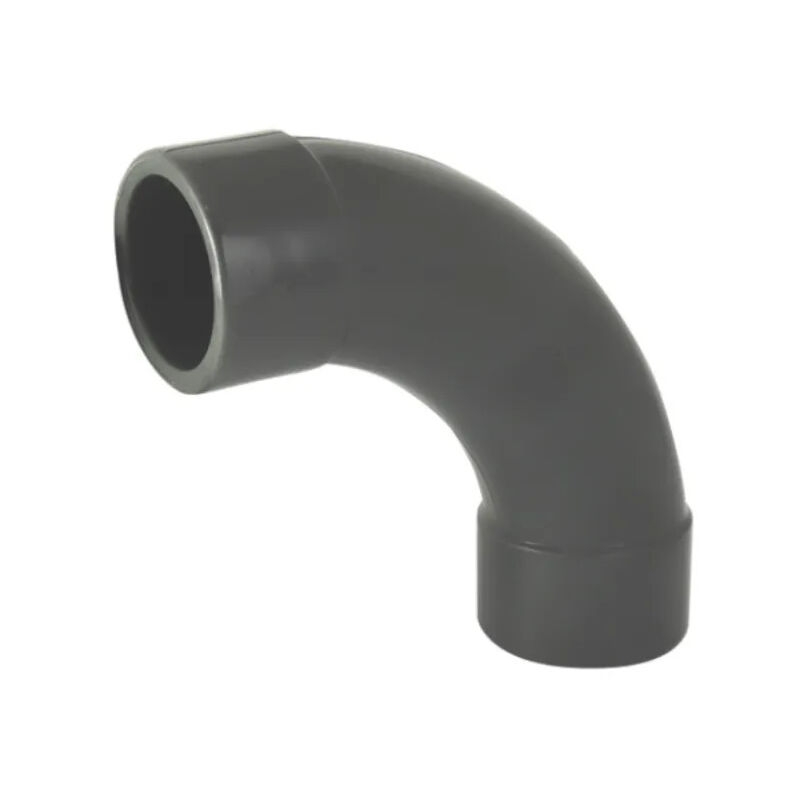 Lot De 2 Coudes PVC Pression 90° 50mm Mâle/Femelle - Pour Piscine, Arrosage, Évacuation - PN16