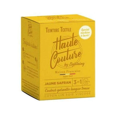 Teinture textile haute couture jaune safran 350g (1/5)