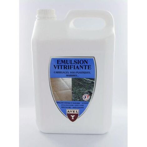 Emulsion vitrifiante plastiques carrelage incolore 5L Avel (1/2)