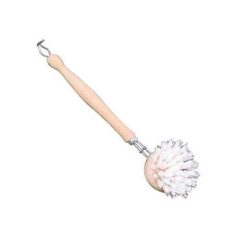 DOMERGUE - Brosse vaisselle bois nylon + manche (1/2)