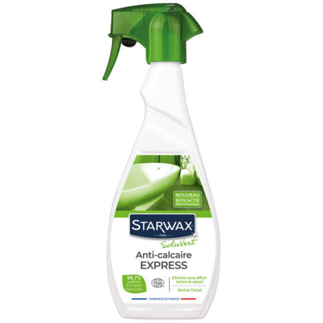 STARWAX SOLUVERT - Anticalcaire express spray ecocert 500ml (1/2)