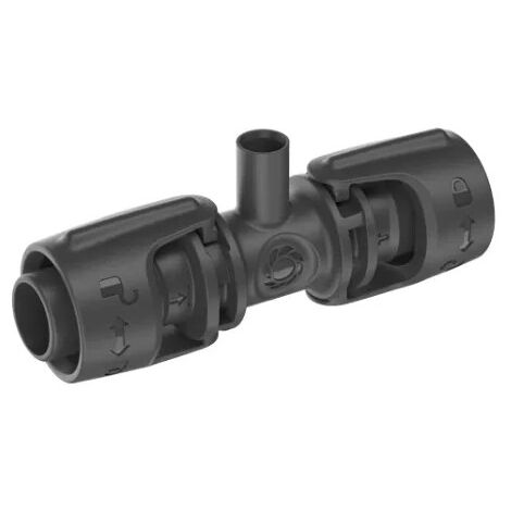 Gardena – Dérivation en té pour micro-asperseurs sur tuyau 13mm – Lot de 4 pièces – Installation facile pour systèmes d'irrigation goutte à goutte (1/10)
