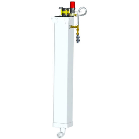 Réservoir de chasse d'eau encastré 6L – PVC blanc – Robinet flotteur silencieux NF – Pour WC mural ou sur pied – Clara