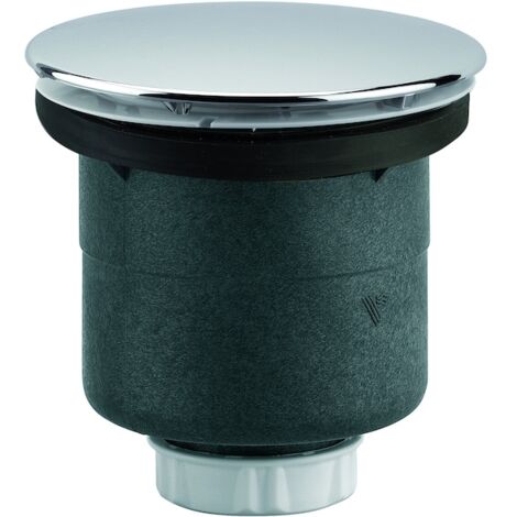 Valentin – Bonde de douche Ø90 mm chromée – Sortie verticale Ø40 mm – Débit 45 l/mn – Installation facile avec joint Autofix (1/5)
