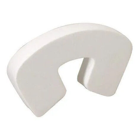Amortisseur de porte à pincer en mousse, blanc, L.117mm, H.18mm, P.70mm, 1 pièce. (1/2)