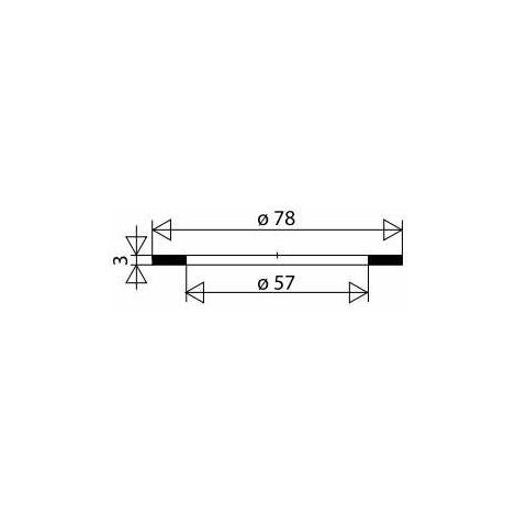 BONDE POUR RECEVEURS DE DOUCHE STANDARD 60 MM