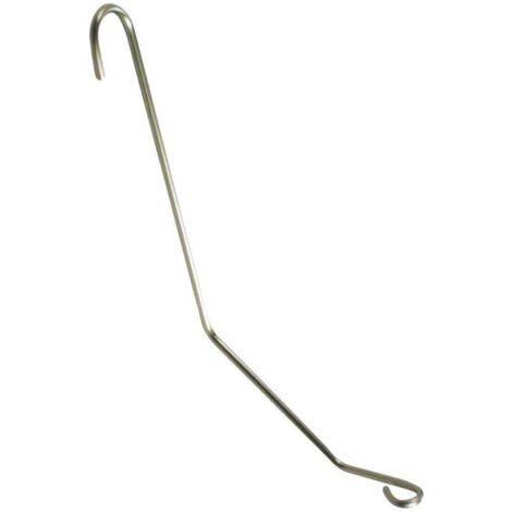 Tige en inox pour tête de vidage à levier Porcher (1/2)