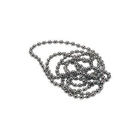 Chaînette perlée diamètre 3.2 mm longueur 700 mm