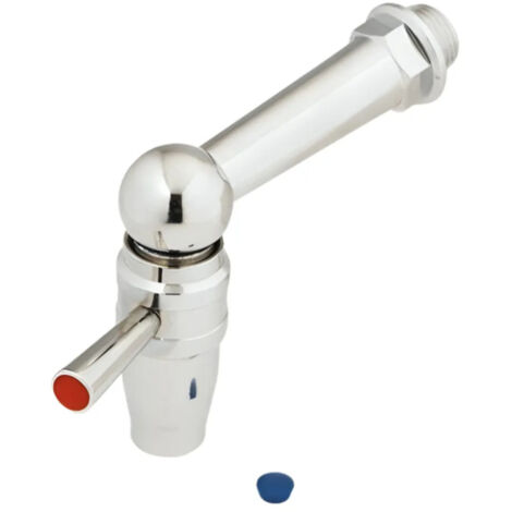 Watts – Robinet de lavabo chromé – Bec bas fixe sans mousseur – Raccordement M 1/2' pour installation murale – Vendu à l'unité