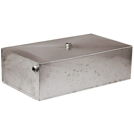 Thermador – Vase d'expansion ouvert 30L en tôle galvanisée – Pour circuits de chauffage à combustible solide – Pression stable – 3 embouts 3/4' taraudés