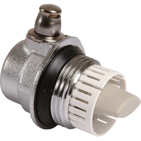 Thermador – Purgeur radiateur automatique droit – Filetage mâle 1' – Pour radiateurs fonte et aluminium – Montage direct