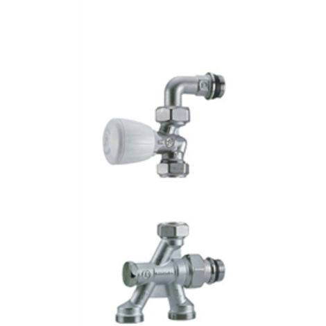 Giacomini R436IX043 robinet de radiateur inox chauffage