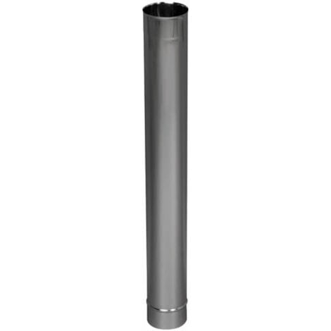 Tuyau agrafes 1m inox, diamètre 125