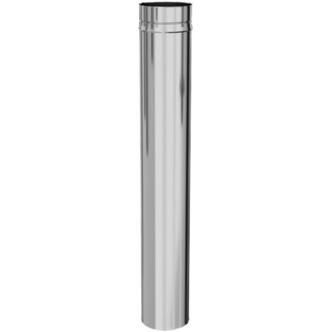 Tuyau agrafes 1m inox, diamètre 125
