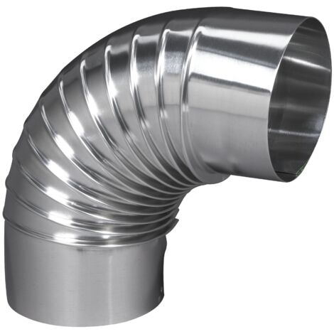 Coudes plissés EQ 90 dégré alu, diamètre 167