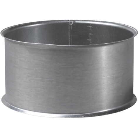 TEN – Manchette galvanisée pour tuyau aluminium Ø200mm – Compatible avec bois, fuel, gaz, charbon – Applications chauffage et fumisterie