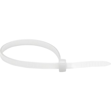 c/âble TV Clip de c/âble pour c/âble USB c/âble VGA Passe-c/âbles Clips adh/ésifs avec clou ins/ér/é Couleur : blanc Lot de 100 colliers de serrage de 7 mm