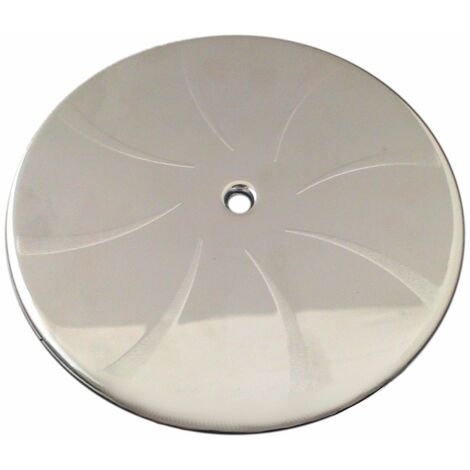 Bonde de douche capot métal MINIME extra-plate pour receveur Ø 90 mm