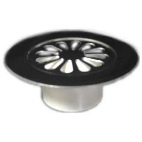 Valentin – Grille cloche inox 85mm – Pour bonde douche sortie verticale – Écoulement fluide – Installation facile et durable