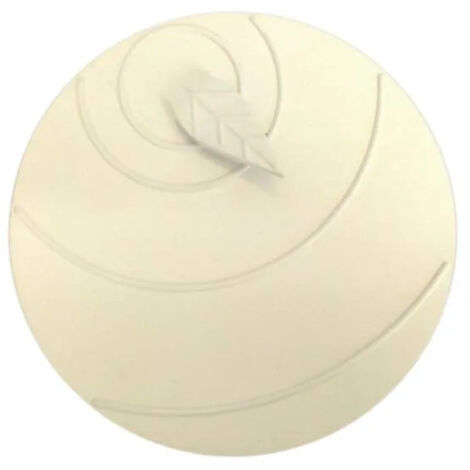 Watts – Tampon caoutchouc 110mm – Bouchon universel pour évier – Couleur blanc – Remplacement de plusieurs dimensions – Solution esthétique (1/5)