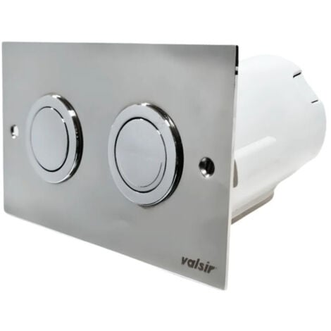 Plaque Valsir Blanche Double Débit Pour Cubik Valsir