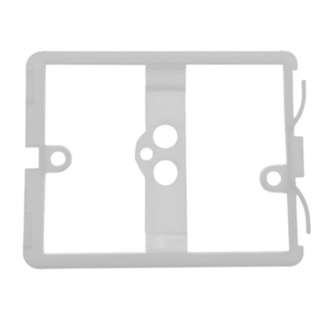 Siamp – Châssis support plaque de commande WC – Finition métal – Hauteur 15.3 cm – Largeur 19.2 cm – Compatible avec verso 800 (1/3)