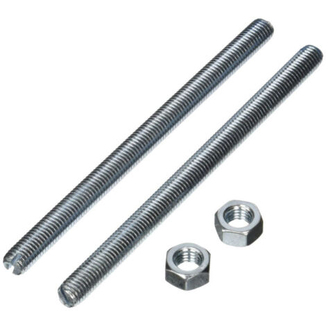 Jeu de fixation complet pour WC Geberit Duofix II – Tiges filetées M12 – Installation cuvettes suspendues – Compatible Geberit