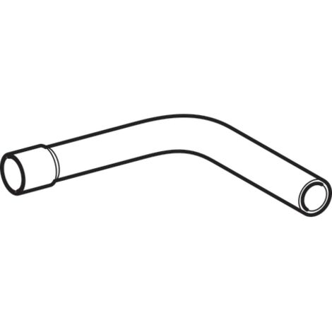 Geberit – Rallonge de coude de chasse 90° – Manchon à emboîter Ø32 mm – PVC pour installation durable – Dimensions 18,4 x 21,5 cm