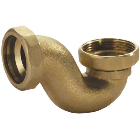 Nicoll – Siphon en 'V' 40x49 – Laiton fondu – Drainage efficace pour baignoire – Entretien simplifié – Diamètre 40 mm (1/3)