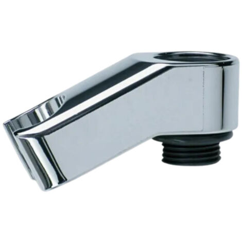 Nicoll – Support pommeau de douche robinet sortie par dessous 15x21 – Fixation à visser – ABS chromé – Compatible robinetterie 1/2'