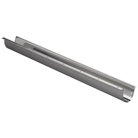 TEN – Goulotte de protection inox 1m – Pour tube gaz Ø22mm – Largeur 60mm – Conforme DTU 61.1 pour tuyauterie extérieure