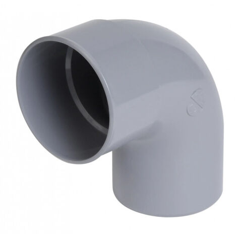 Coude pvc 87 degré30 (90 degré) MF 100