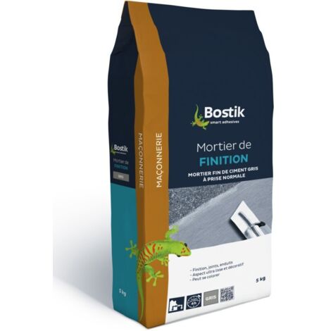 Mortier de finition blanc, sac de 5kg.