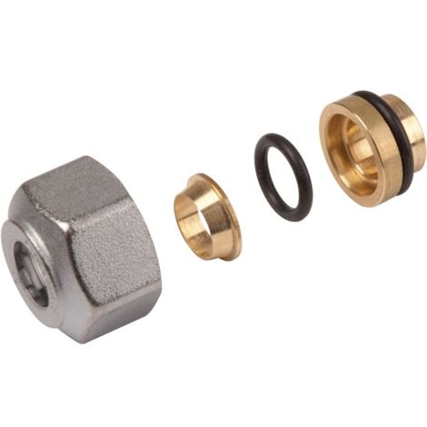 Adaptateur tube cuivre 16x16 pour collecteur GIACOMINI R178X018