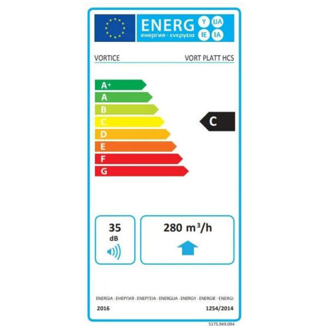 VMC hygro variable 2 piquages, 2 bouchon, extra-plate, VORT PLATT HCS