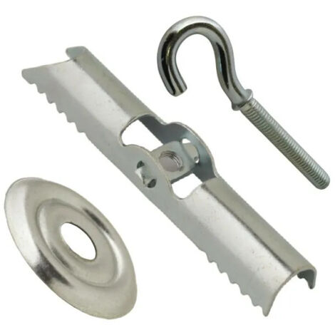 Scell-It – Cheville pour plafond suspendu à bascule 6 mm x 110 mm – Crochet inclus – Fixation solide pour béton armé – Vendu à l'unité