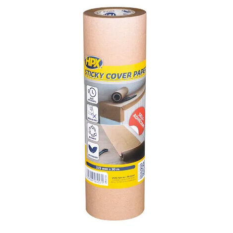 Papier de masquage adhésif HPX pour masquage rapide - 222 mm x 30 m - CP2230