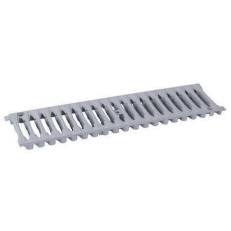 Nicoll – Grille de caniveau A15 50x20cm – PVC traité UV – Surface d'avalement 604 cm²/ml – Drainage efficace pour allées et terrasses