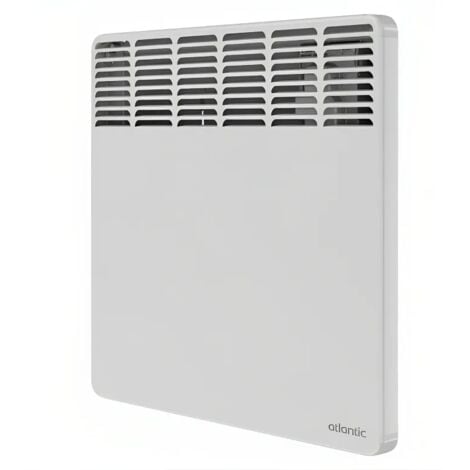 Radiateur convecteur électrique 1250 W F617 horizontal, boîtier digital programmable, blanc