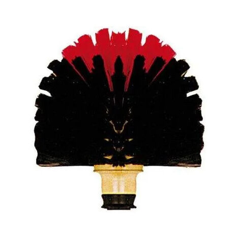 Tête de loup en vinyle pour nettoyage plafond – 210 fibres polypropylène – Monture avec douille vis – Dimensions 16,5 cm – Brosserie Thomas