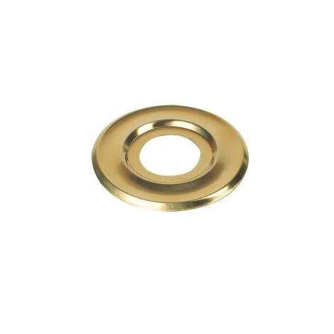 Watts – Rosace plate polie 15x21 cm – Diamètre 55 mm – Accessoire robinetterie pour rénovation salle de bain – Vendu à l'unité