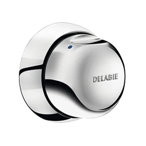 Delabie – Mitigeur thermostatique de douche – Laiton massif chromé – Épaisseur de panneau 1 à 10mm – Débit ajustable 12 l/min