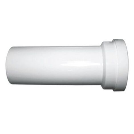 Siamp – Manchon d'évacuation M100 pour bâti-support Verso – Longueur 28 cm – PVC blanc – Joint néoprène pour étanchéité optimale