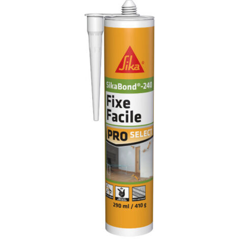 Colle SIKA Sikabond-240 Fixe Facile - Blanc - 300ml