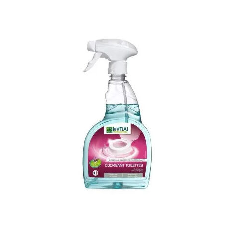 Odorisant toilettes parfumé Pin des Landes 750ml – Formule prête à l'emploi – Non nocif pour fosses septiques – Spray pour cuvette – Le Vrai Professionnel