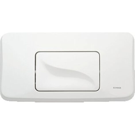 Schwab Panneau de commande - pour réservoir encastré Wisa XT - Polybéton - brillant blanc