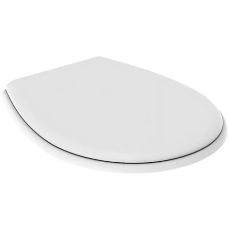 Geberit – Abattant WC fixation dessous en thermoplastique rigide – Modèle Publica – Dimensions 36,5x45 cm – Entraîxe ajustable 130-170 mm (1/4)