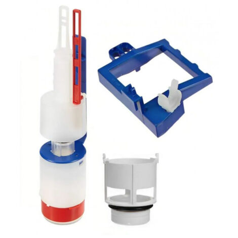 Bouton De Chasse D'eau Double – Mécanisme 2 Boutons Pour Réservoir WC – Étanchéité, Réparation Facile (ABS)