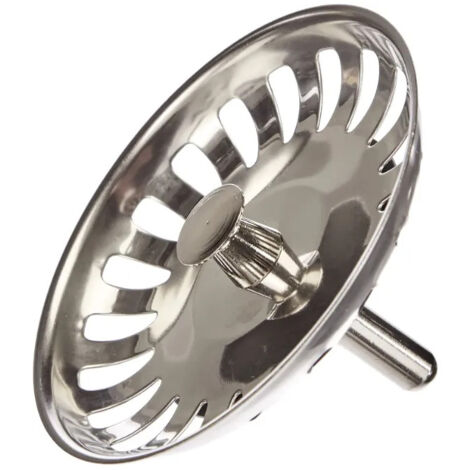 Franke – Panier d'évier amovible inox 84mm – 20 trous – Pour bonde d'évier – Écoulement optimal des déchets – Hauteur 50mm
